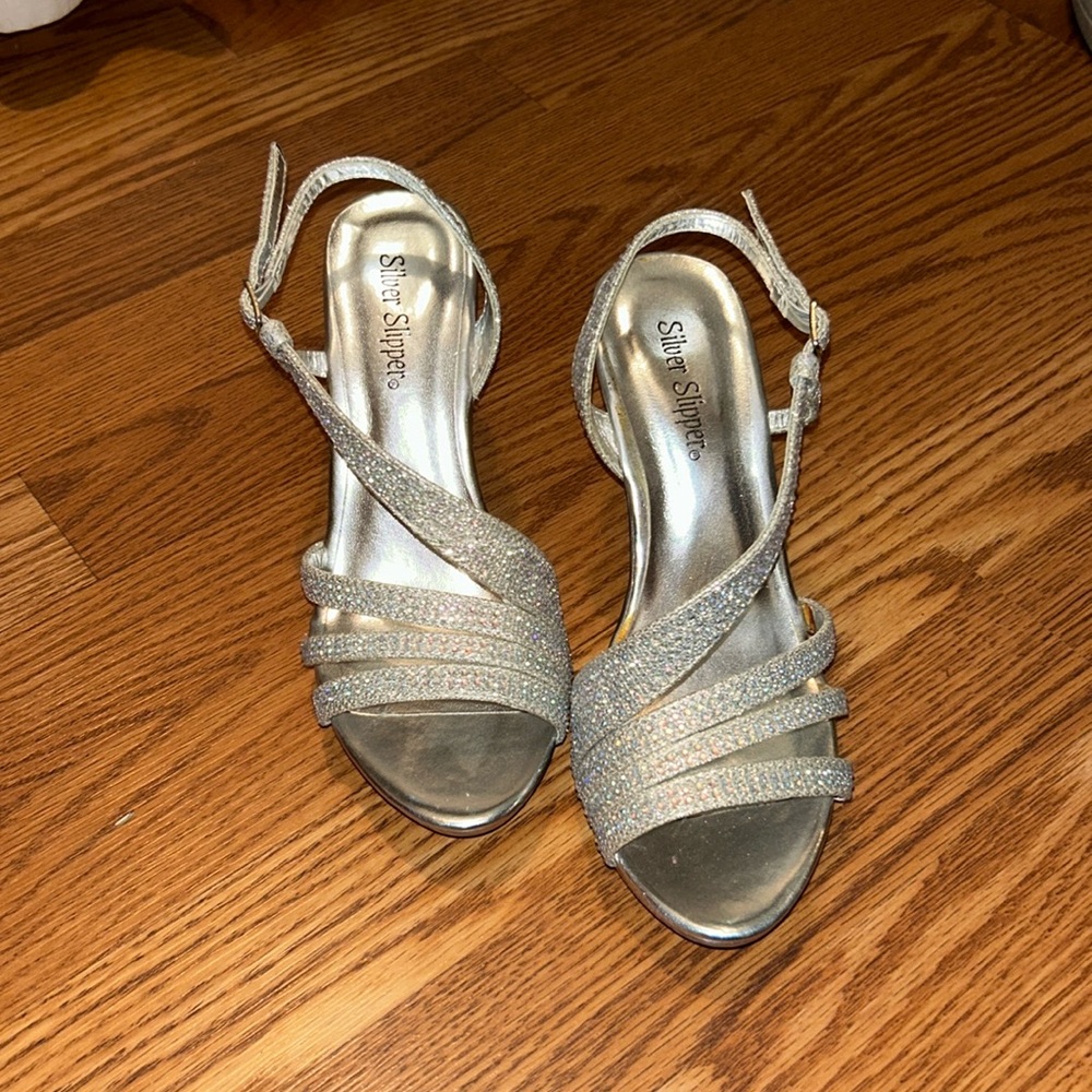 Silver heels